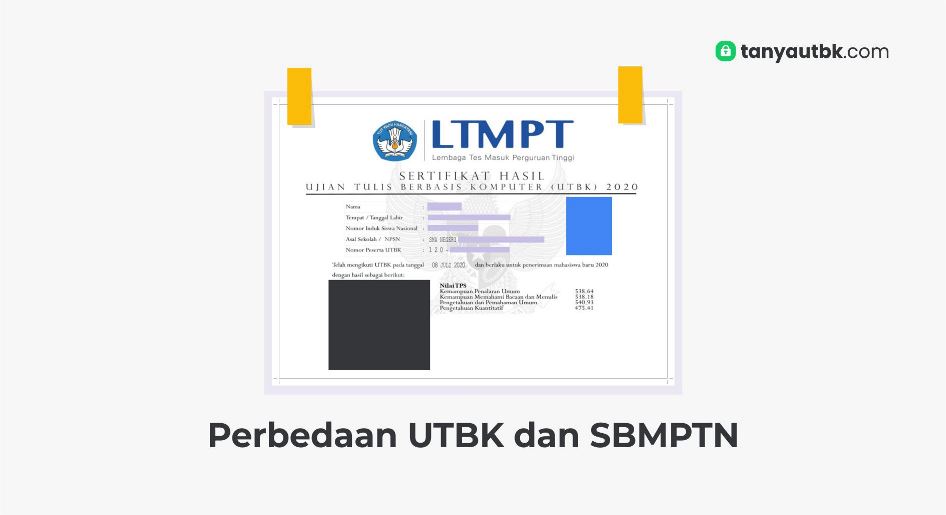 Pahami Perbedaan Utbk Dan Sbmptn 2021 Dengan Benar Tanya Utbk