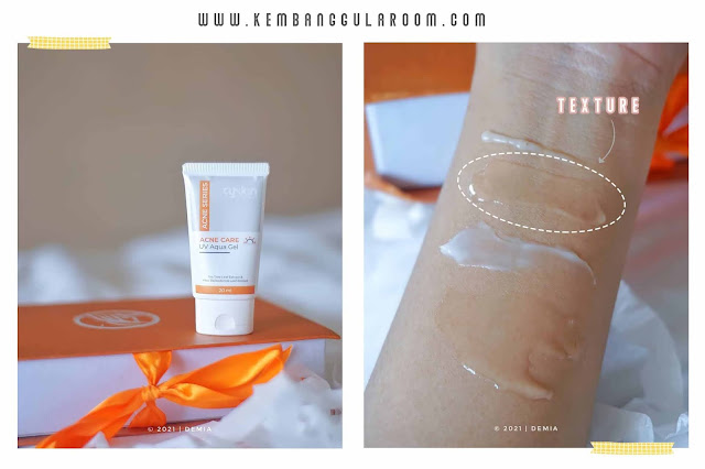 Calysta Skincare Acne Series - UV Aqua Gel - Demia Kamil - Beauty Blogger Bandung