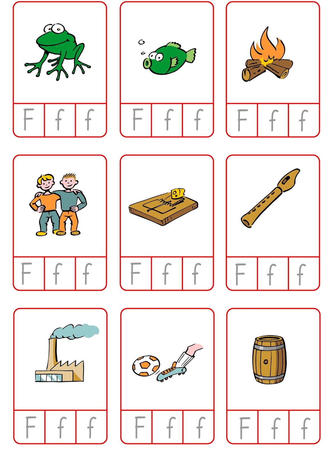 Lernstübchen: Abhörkärtchen F - f