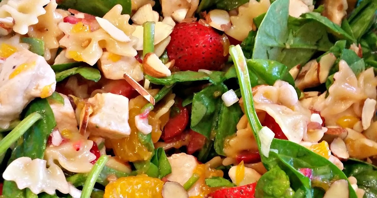 The Sisters Dish Chicken Bow Tie Spinach Salad
