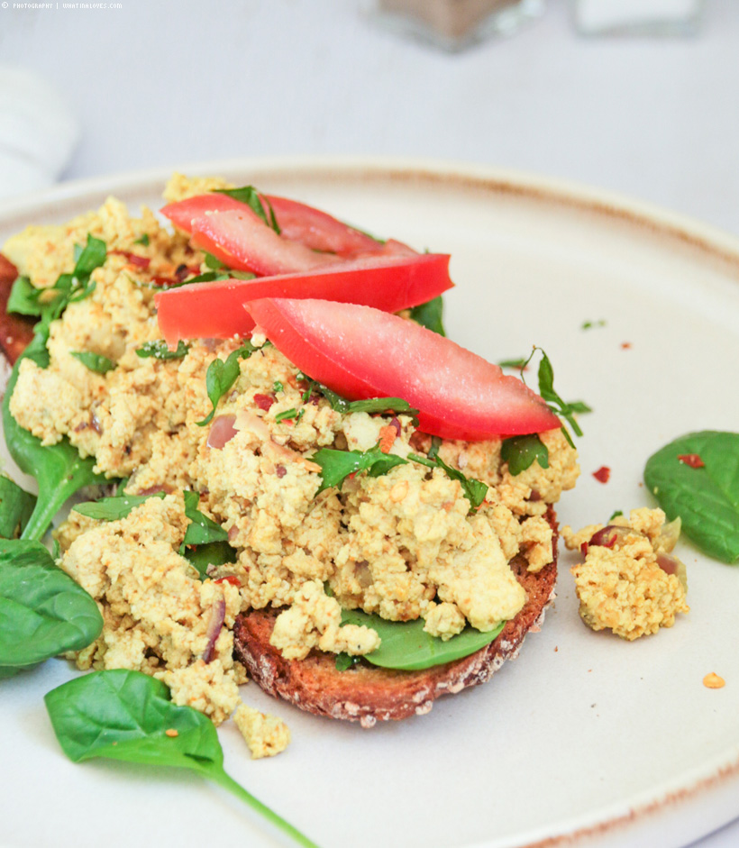 Tofu-Rührei / Scrambled Tofu