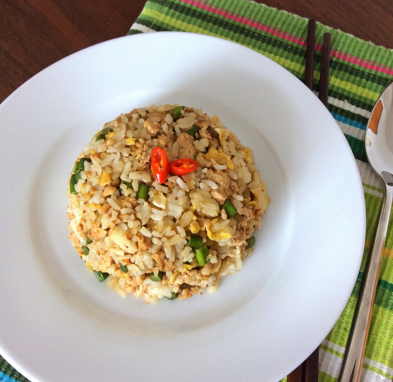 Alvin's Penthouse Kitchen Cantonese Salted Fish and Chicken Fried Rice