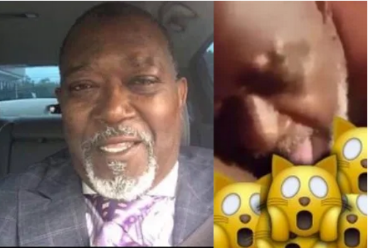 Viral video of an American pastor speaking in tongues while performing a s3...