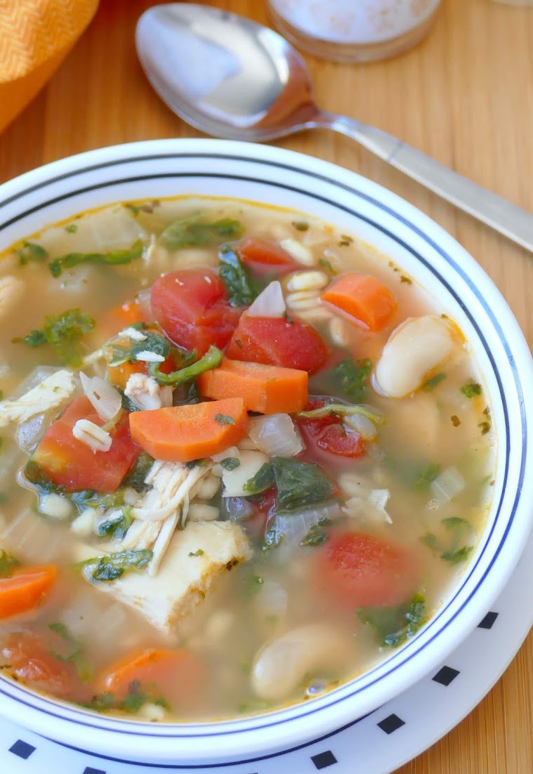 Hot Eats and Cool Reads: Hearty Chicken and Barley Soup Recipe