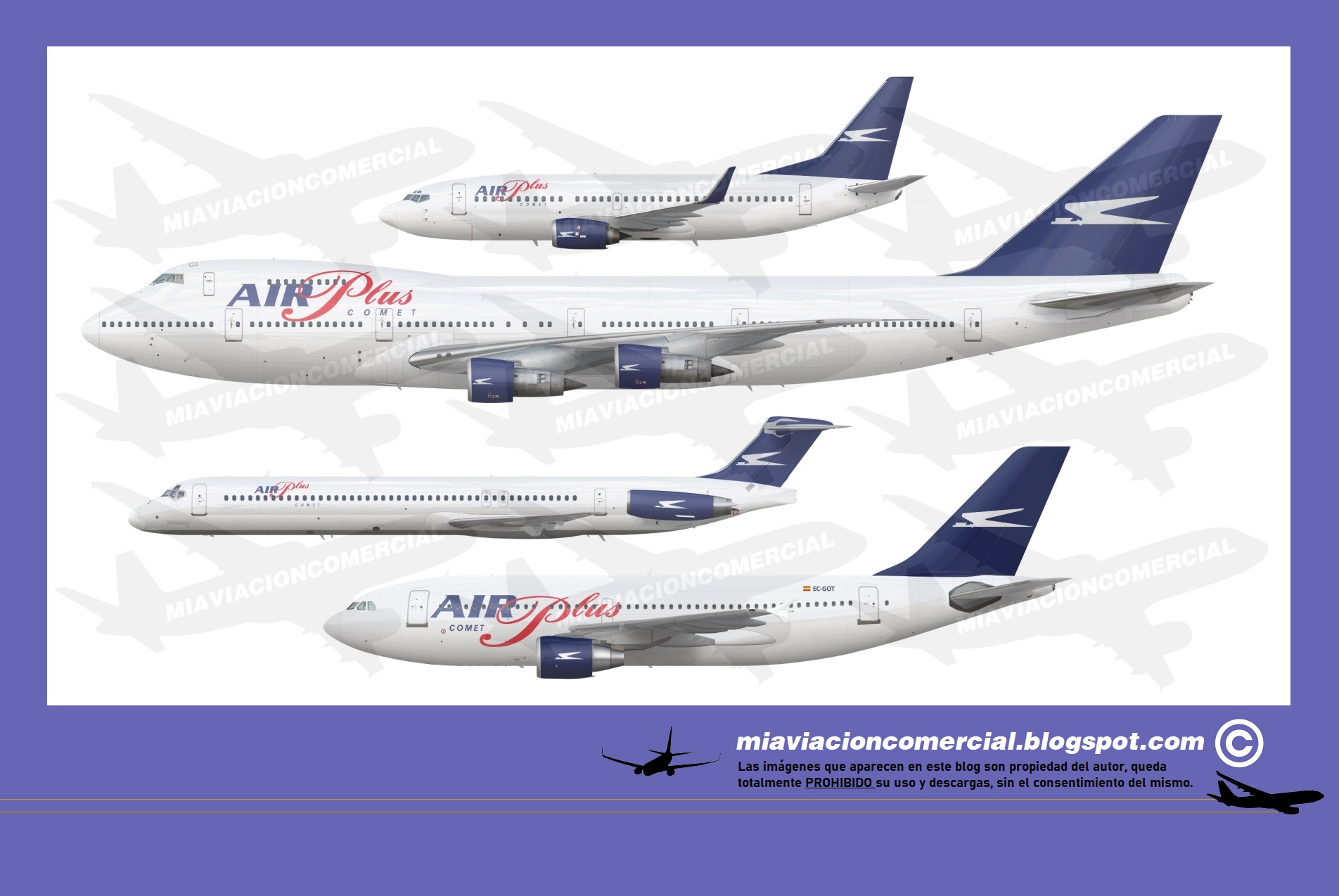 Mi Aviacion Comercial Air Plus CometAir Comet