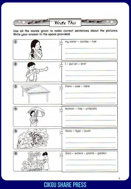 Sentences | Notes & Worksheets Year 3