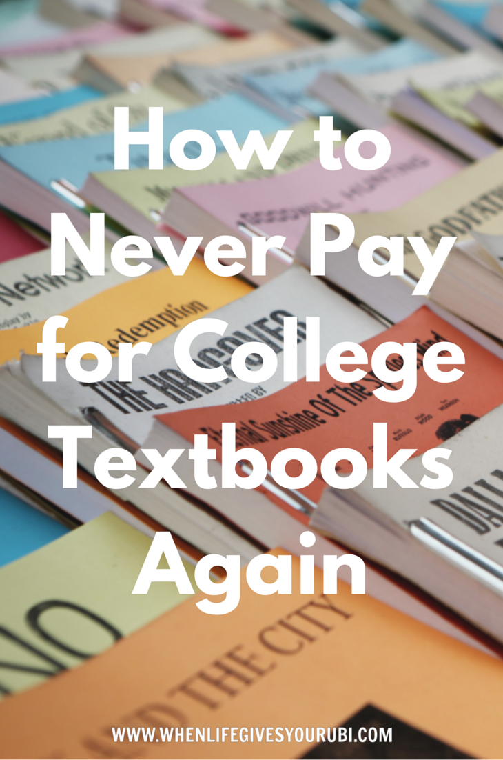 Buying college textbooks shouldn't empty your bank account. As someone who stopped buying college books after freshmen year, I have ways to avoid having to buy textbooks ever again. 