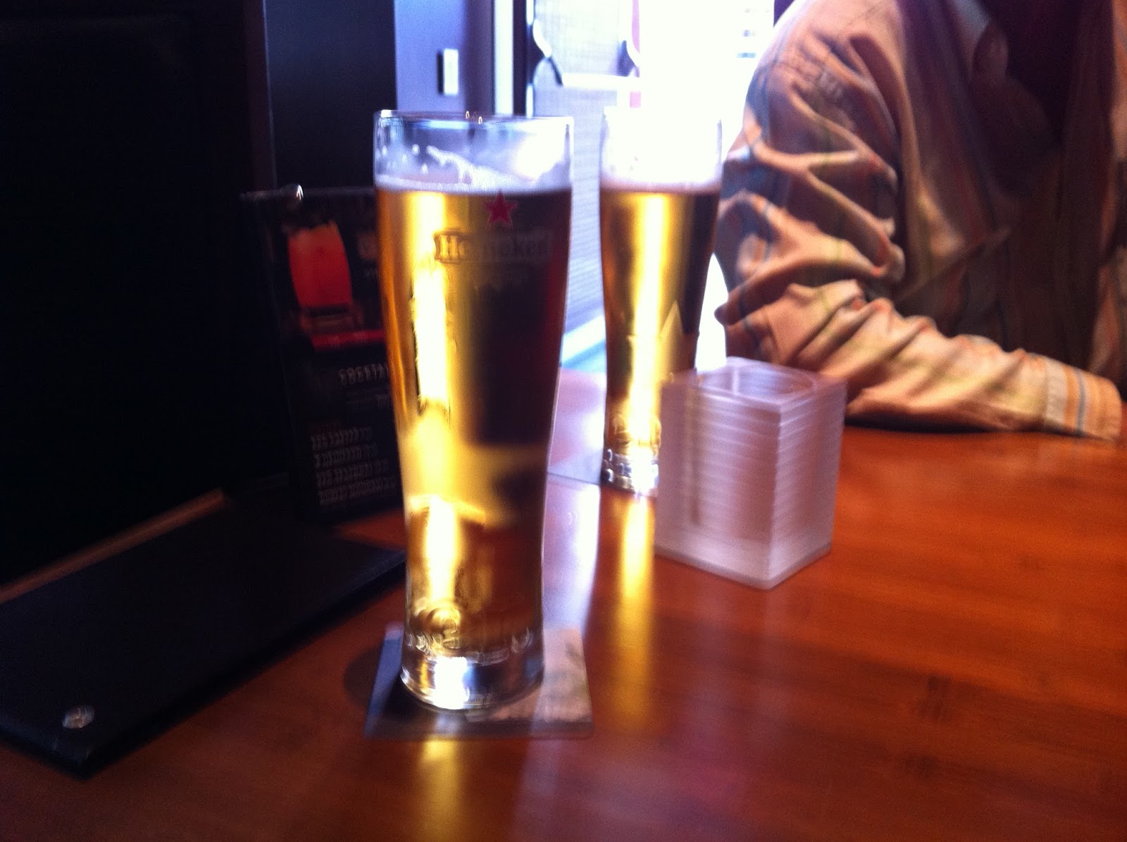 Janice S. Happy Hour at the Alberni Keg for dinner last night