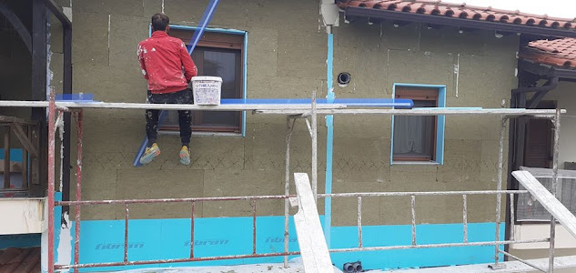 Θερμοπρόσοψη με πετροβάμβακα Θερμοπρόσοψη με πετροβάμβακα
