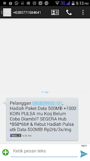 SMS Penipuan