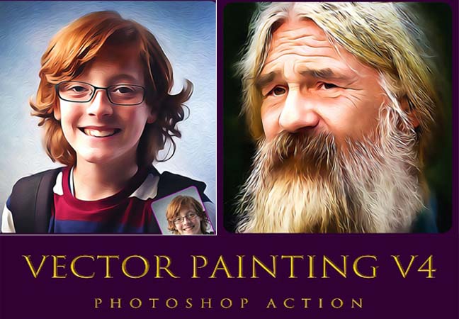 Vector Painting V4 Photoshop Action