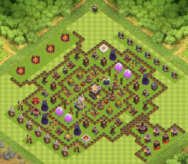 Base Town Hall 11 Clash of Clans Hybrid