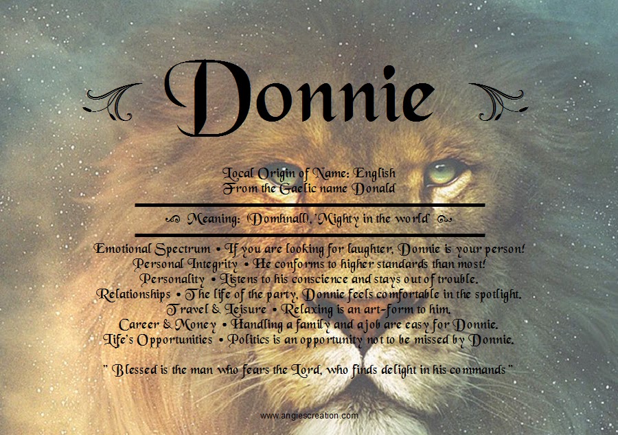 Donnie Unique Names