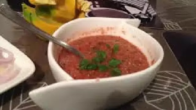 Dosa Tomato Red Chutney (Sauce) - डोसा टमाटर लाल चटनी Dosa Tomato Red Chutney (Sauce) - डोसा टमाटर लाल चटनी