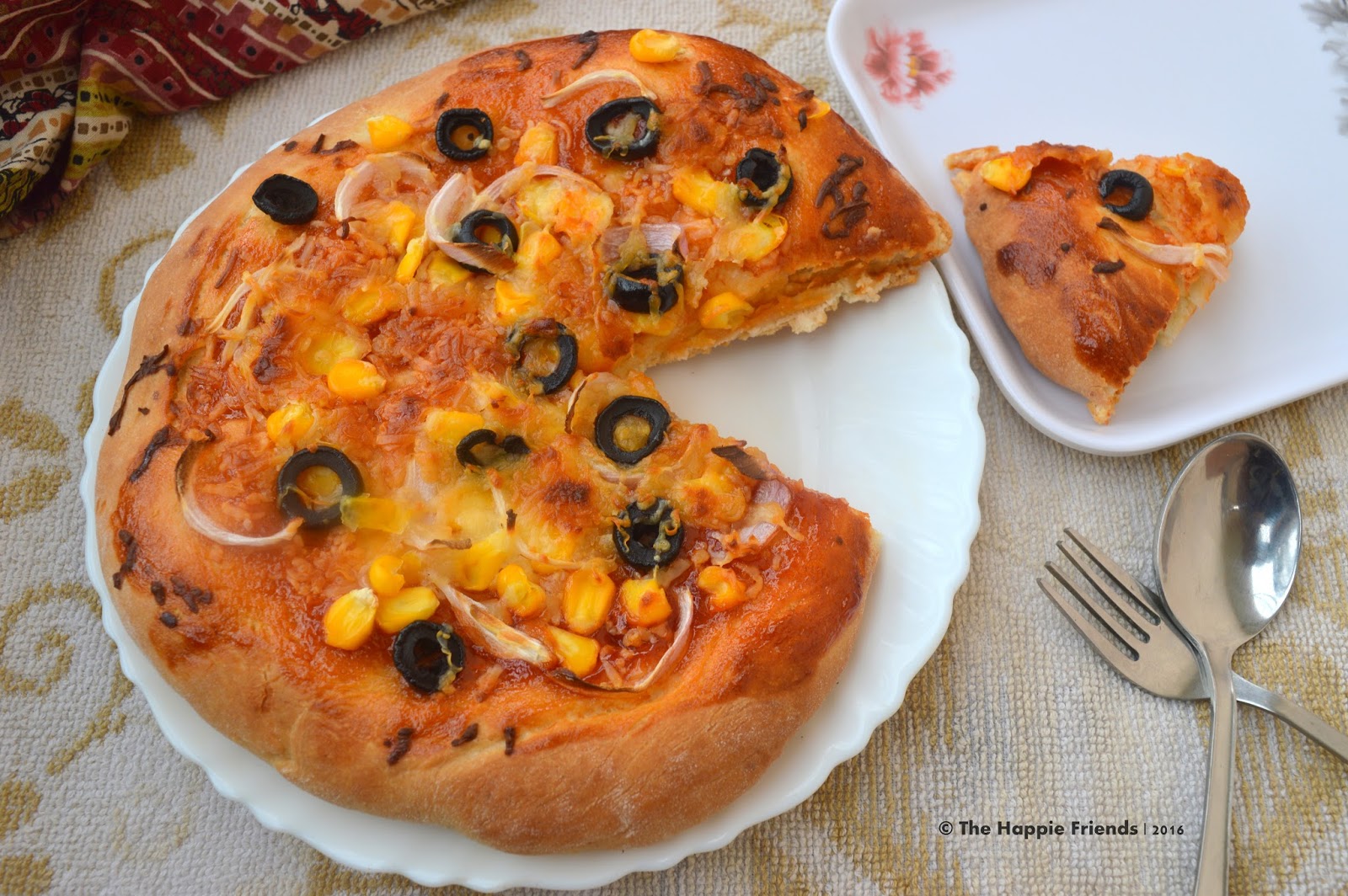 Sweet Corn Cheese Pizza Cook with Sharmila