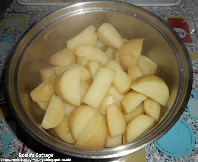 Rosie's Cottage Blogtober Day 3 Easiest Ever Homemade Potato Wedges..