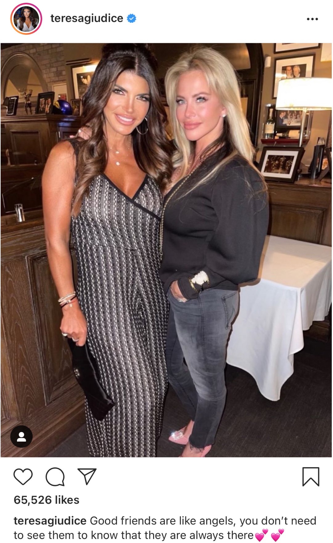 Teresa Giudice Supports Dina Manzo Amid Ongoing Caroline Manzo Family