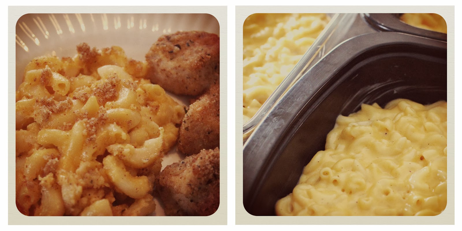 Pursuing Heart Chicken Nuggets and Mac & Cheese