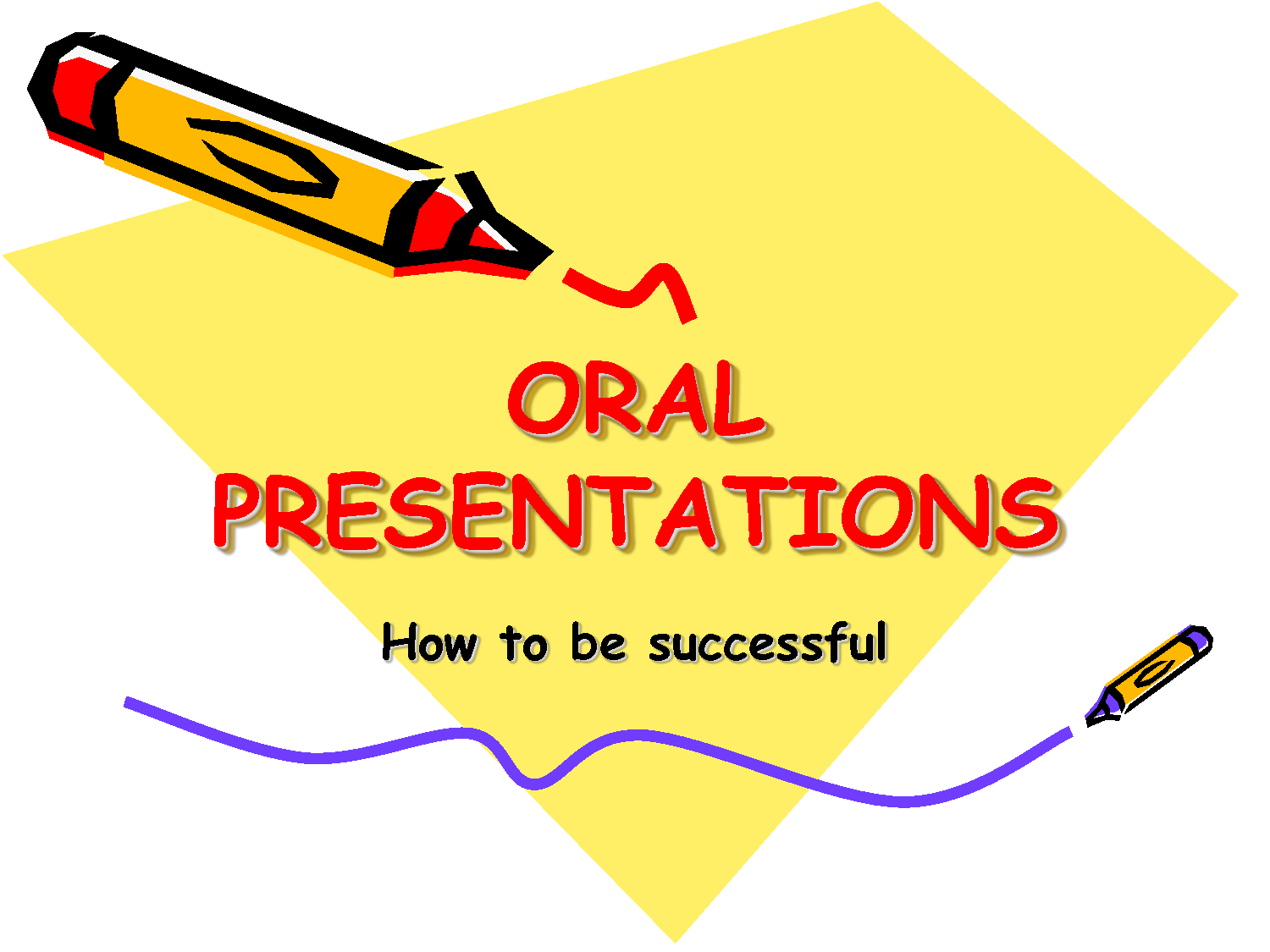 what defines a good oral presentation