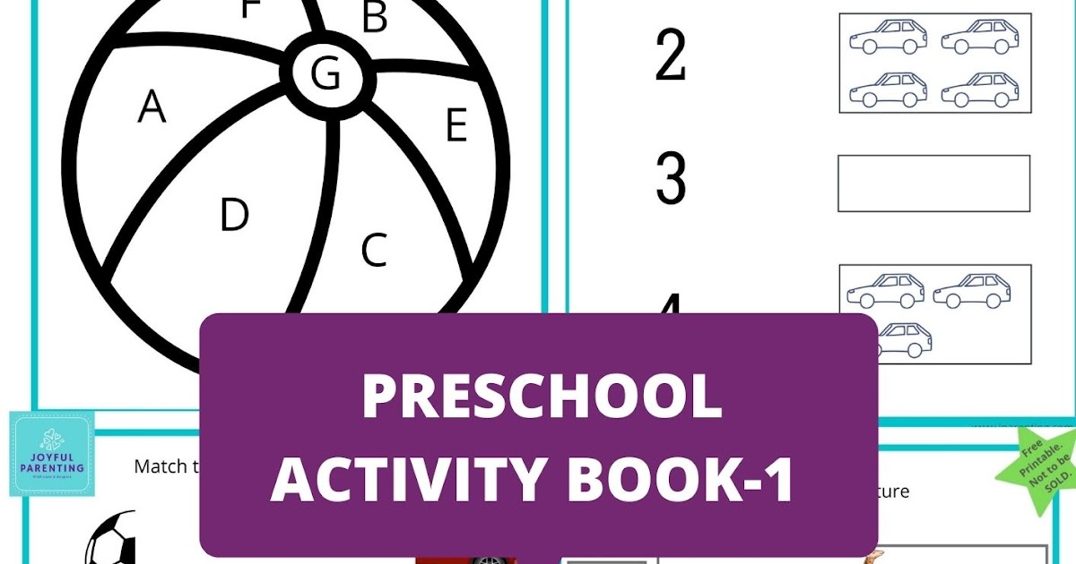 Preschool Activity Book 1