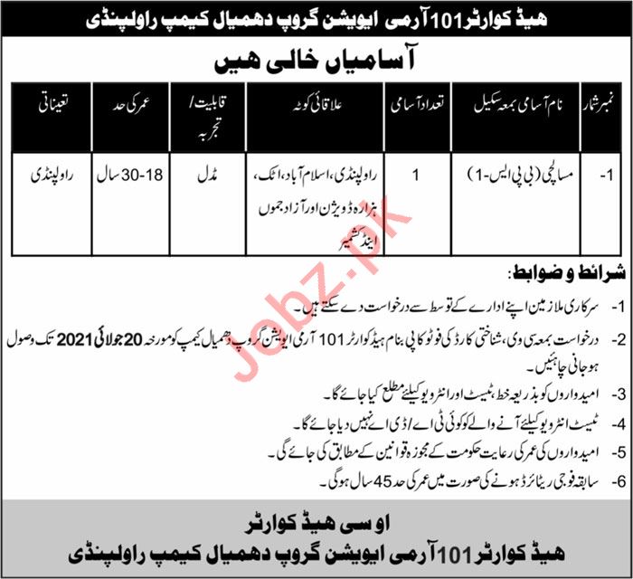 Jobs in Army Aviation Squadron