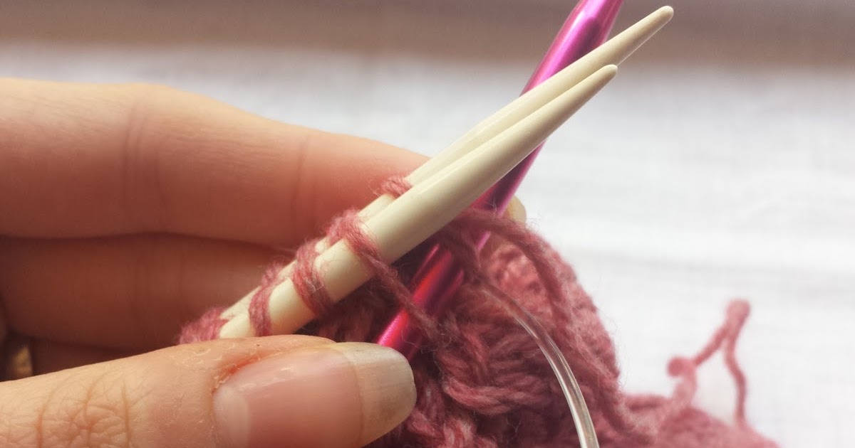 Stitched In The Purple Knitting Tricks Knitting two Pieces Together