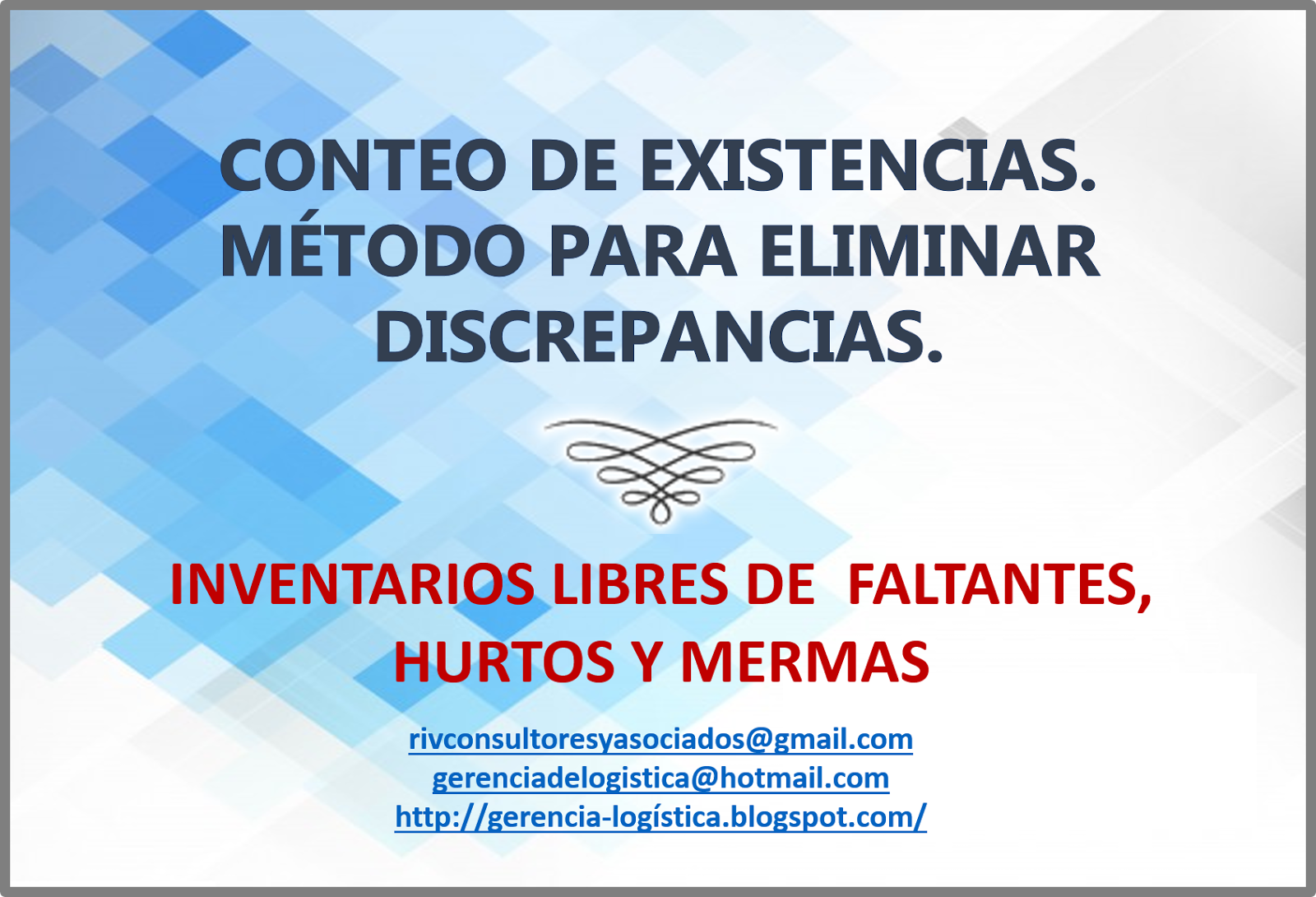 INVENTARIO DE MERCANCÍAS