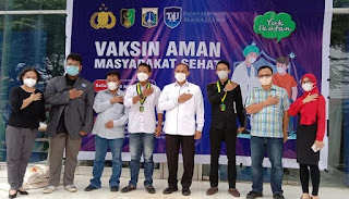 Gelar Vaksinasi Nasional DPP SEMMI Berkolaborasi Dengan Mabes Polri