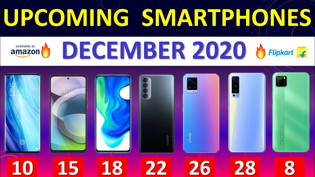 Top upcoming smartphones December