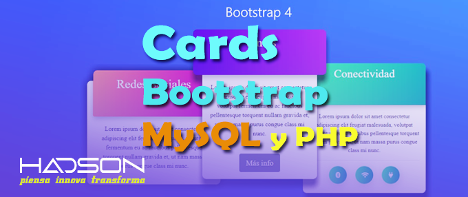 Cards en Bootstrap, MySQL y PHP