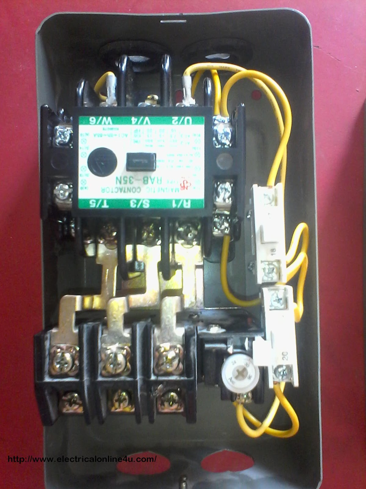 How To Wire Contactor And Overload Relay