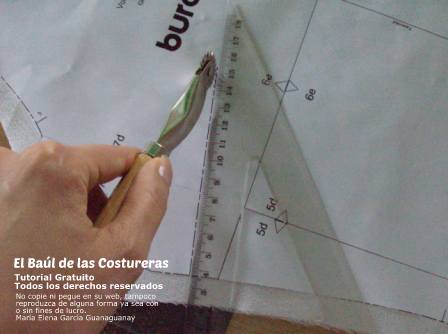 Tutorial de costura y molde de vestido 127 Burda Style Baul Costureras