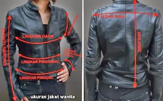 ukuran jaket wanita