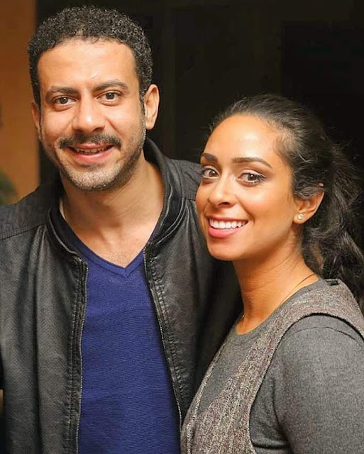 الفنان محمد فراج وخطيبته الفنان محمد فراج وخطيبته