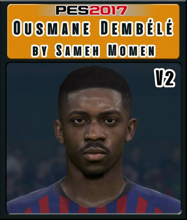 Ousmane Dembele Face V2 - PES 2017