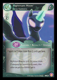 My Little Pony Nightmare Moon, Deep Darkness Absolute Discord CCG Card