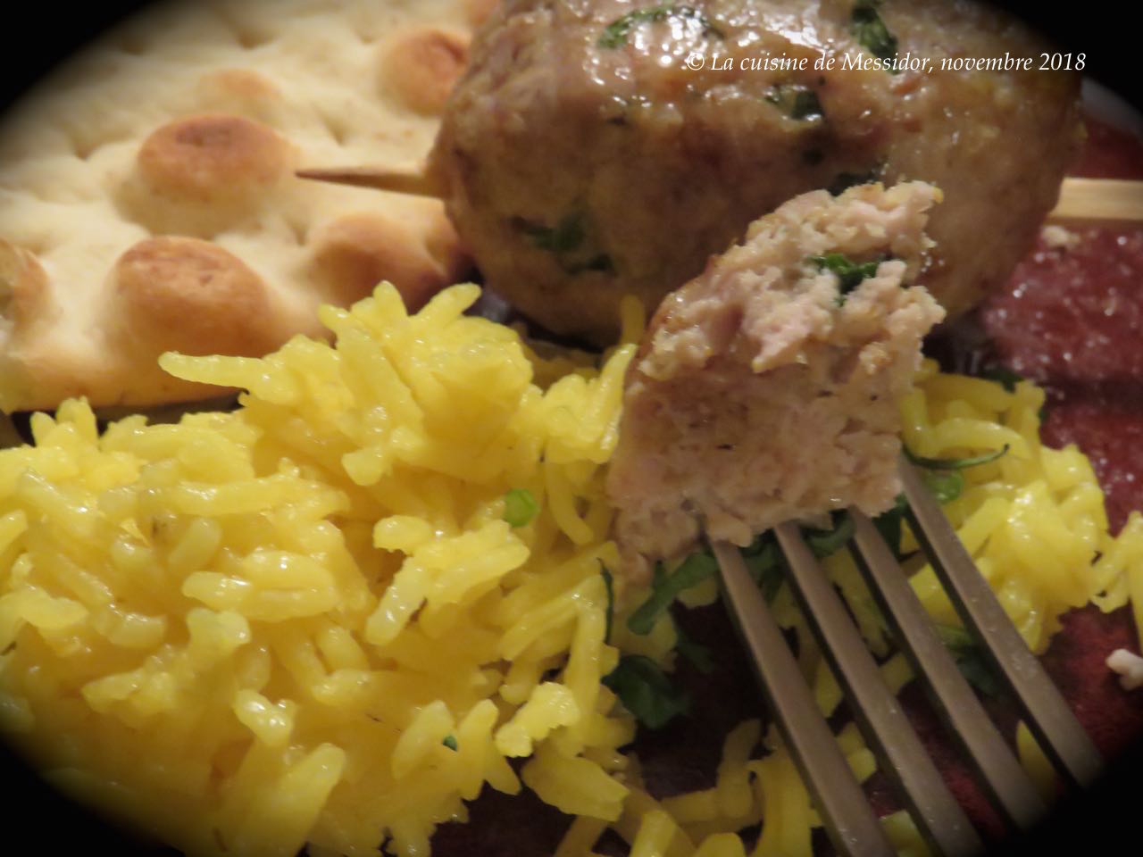 La cuisine de Messidor Brochettes de