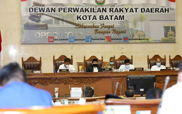 Rudi : Pendapatan APBD Kota Batam TA 2021 Menurun Menjadi Rp 2,650 Triliun,- Rudi : Pendapatan APBD Kota Batam TA 2021 Menurun Menjadi Rp 2,650 Triliun,-