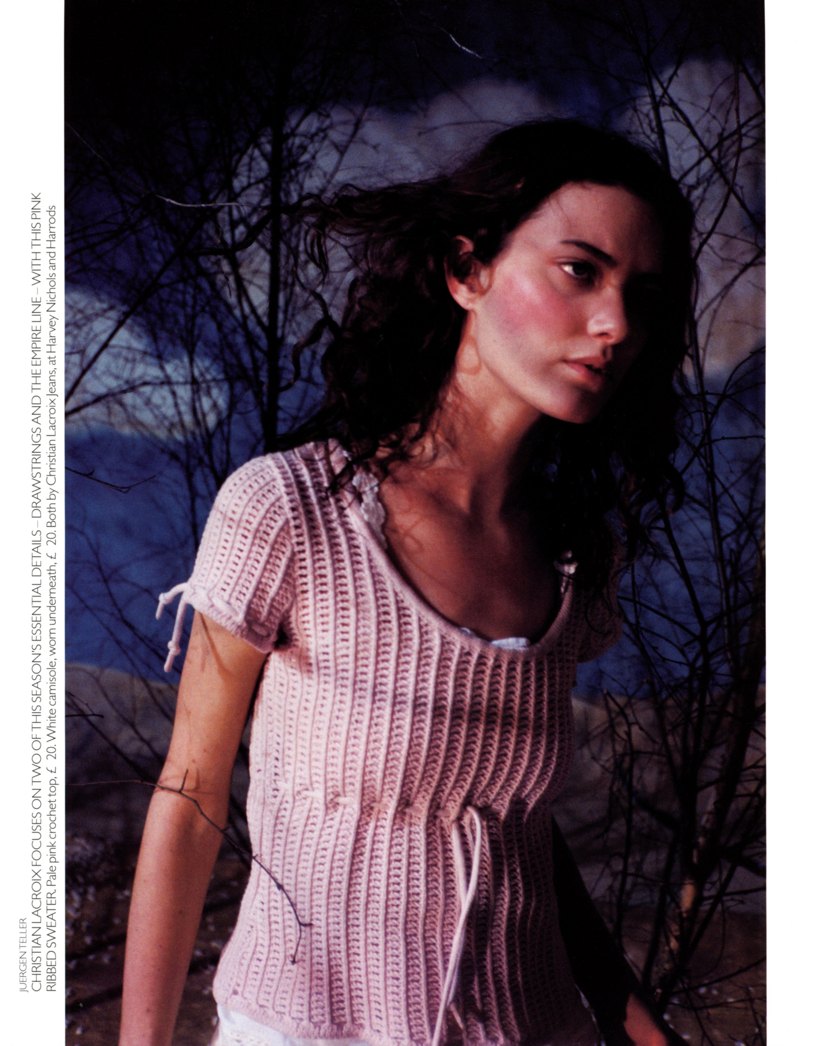 LOUIS VUITTON 2-Page Magazine PRINT AD Fall 1998 ZORA STAR Dorota Wojcik