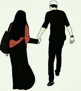 Muslim Couple Cartoon  pic hd