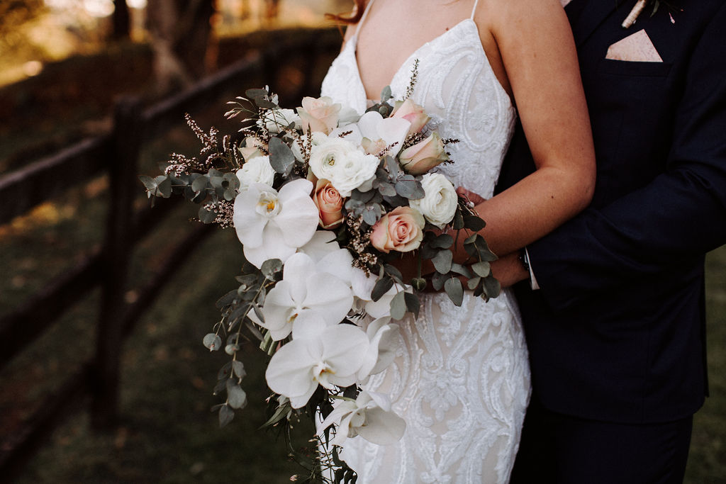 ivory elegance wedding styling | on the aisle blog kayla temple photography weddings glass house mountains sunshine coast florals stationery outdoor marquee reception