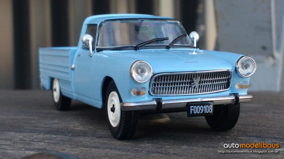 auto modellbaus Peugeot 404 Pick Up (1979) Autos Inolvidables Argentinos