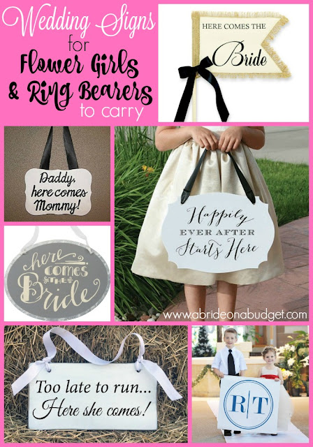 flower girl sign ideas