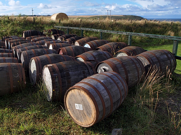 barrels at Glenglassaugh