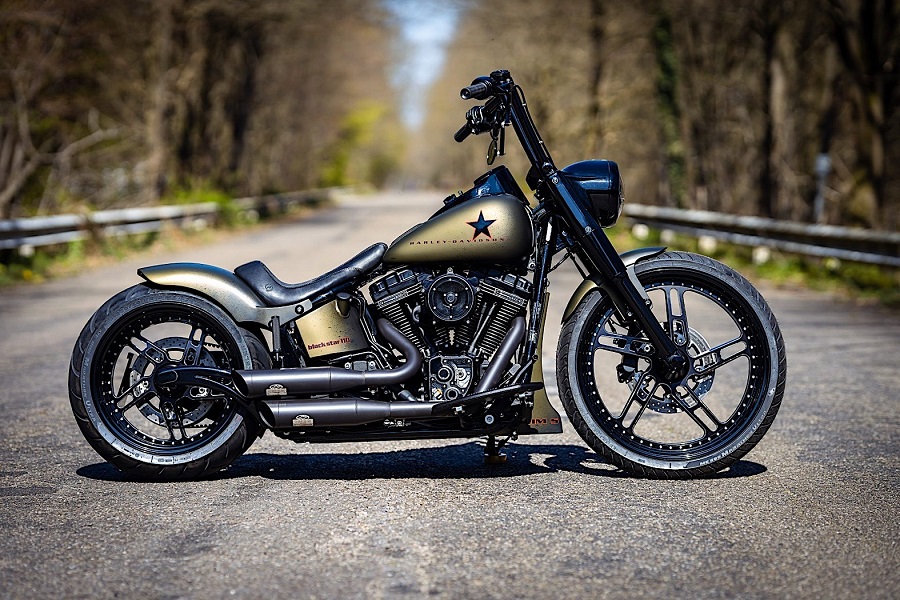 Modifikasi Motor Harley Davidson Black Star