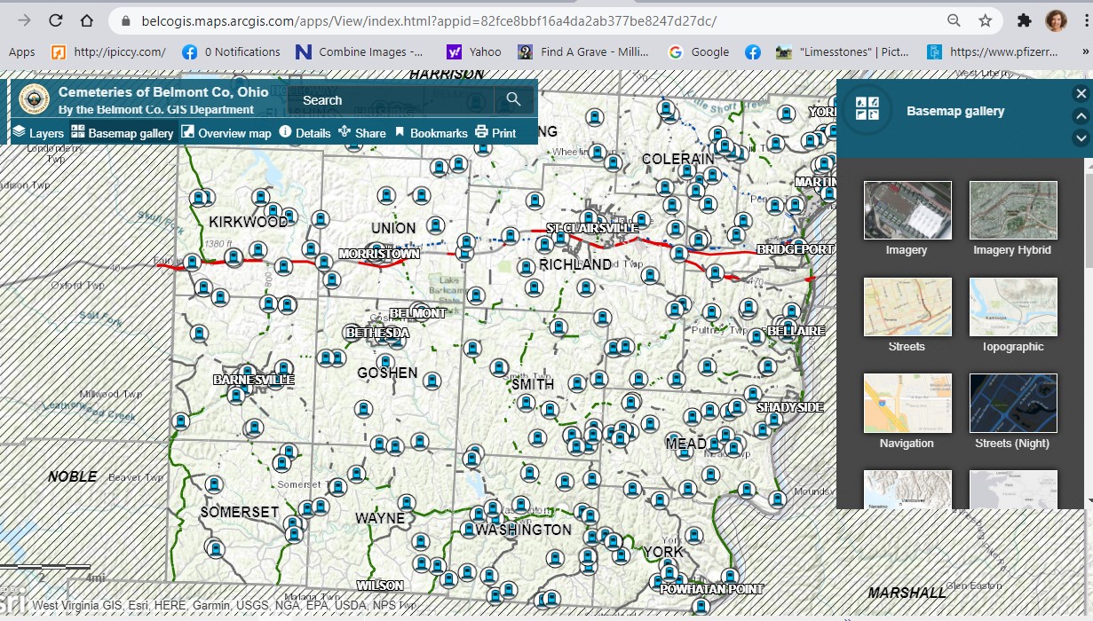 Belmont County Plat Maps Exploring Almost Forgotten Gravesites In The Great State Of Ohio: 2020