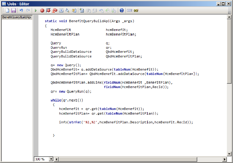 LearnAX Ax 2012 Queries