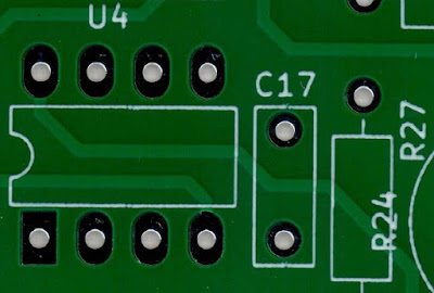 Crop of PCB scanned at 1200 DPI