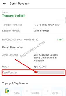 Cara ikutan pelatihan prakerja di tokopedia