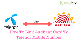 How To Link  Aadhaar Card To Telenor Mobile Number
